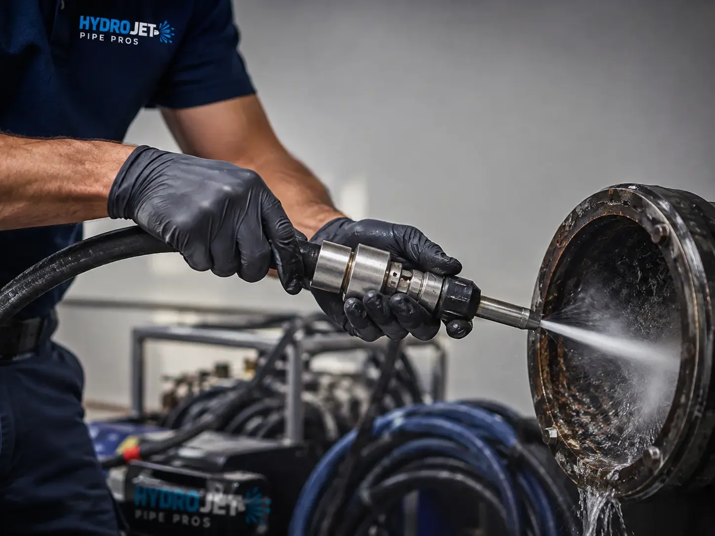Hydro Jet Pipe Descaling in Mammoth, WV
